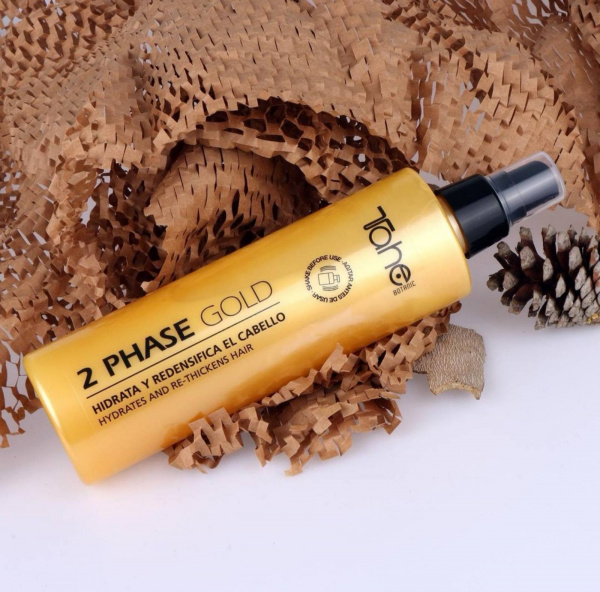  Двухфазный спрей для волос Keratin Gold 300 мл