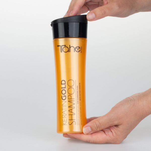 Шампунь для поврежденных волос Keratin Gold 300 мл